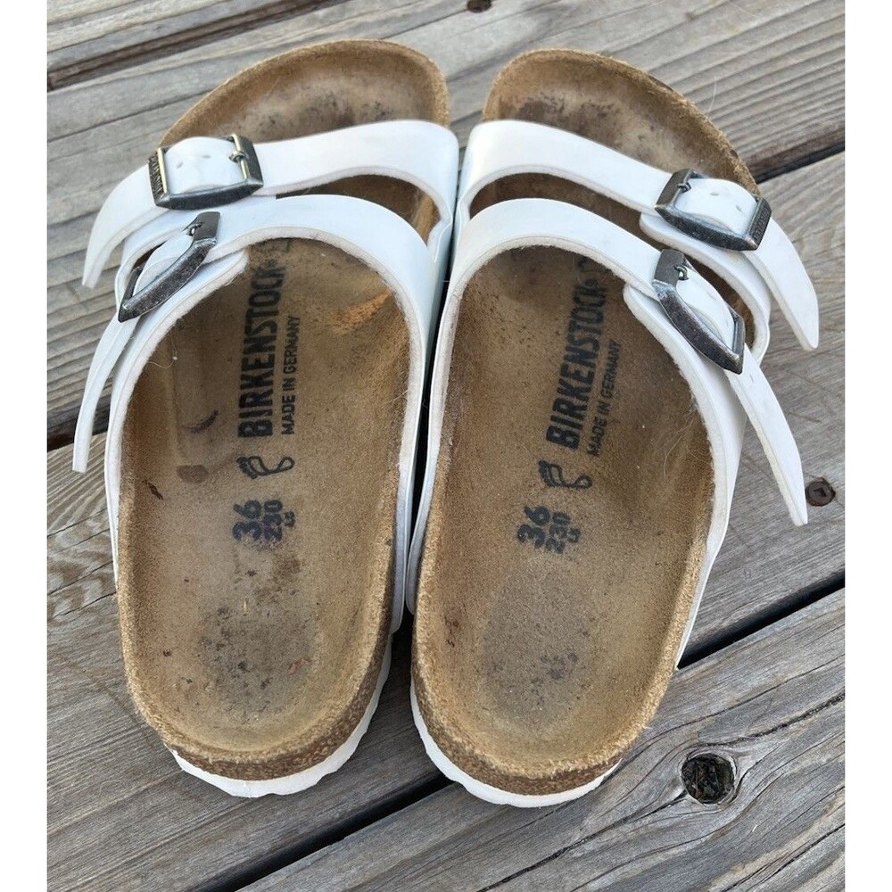 Birkenstock Arizona Women’s 36 US 5 Slide Sandals - White - Picture 11 of 16